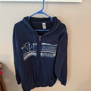 Navy Blue Jacksonville Florida Hoodie